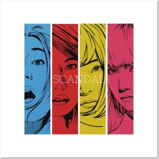 SCANDAL Posters and Art